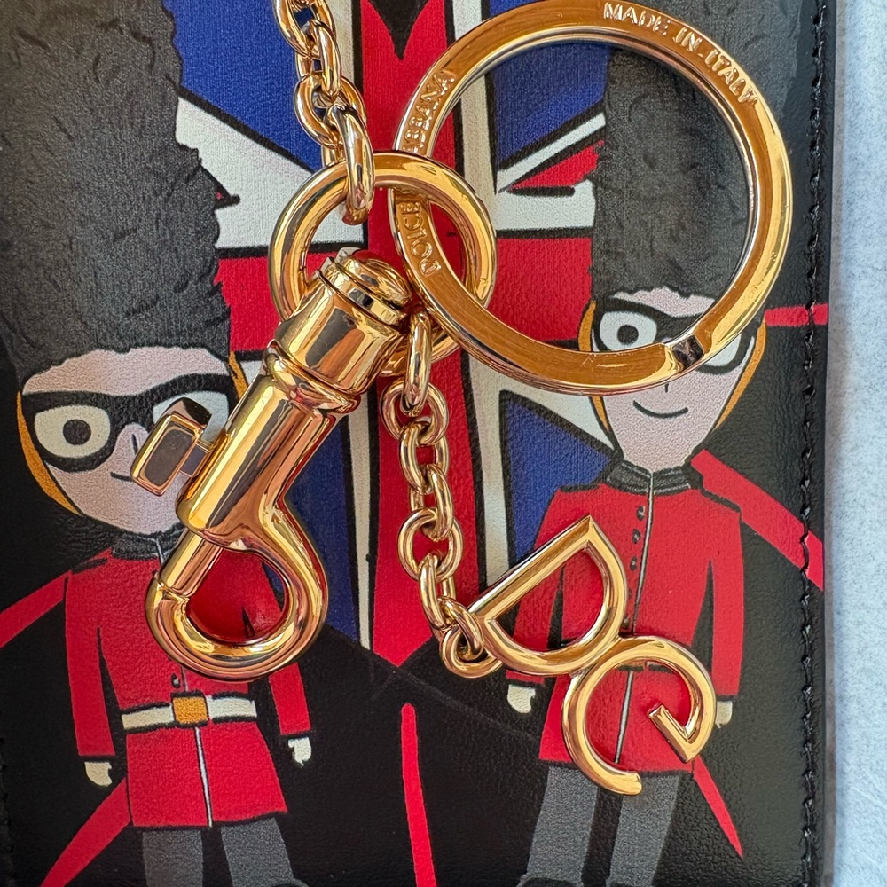 Dolce & Gabbana NWOT, Black and Red Key & Card Holder - Picture 2 of 9